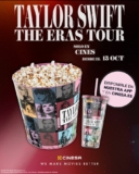 Menú Cinesa Taylor Swift The Eras Tour con vaso coleccionable