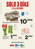 Folleto Supermercado El Corte Inglés Solo 3 Días 2, 3 y 4 de abril 2024