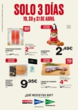 Folleto Supermercado El Corte Inglés Solo 3 Días 19, 20 y 21 de abril 2024