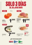 Folleto Supermercado El Corte Inglés Solo 3 Días 28, 29 y 30 de mayo 2024