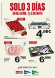 Folleto Supermercado El Corte Inglés Solo 3 Días 30 de abril, 1 y 2 de mayo 2024