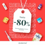 Dosfarma últimas rebajas con hasta 80% de descuento en salud y belleza