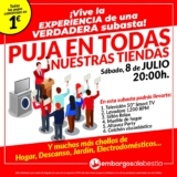 Puja Embargos a lo Bestia 8 de julio: subastas de productos desde 1€