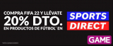 Promoción Game y Sports Direct: 20% de descuento en la compra de FIFA 22