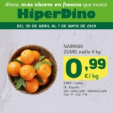 Folleto HiperDino Ahorro en Frescos del 30 de abril al 7 de mayo 2024