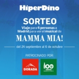 Gana un Viaje para 4 personas a Madrid para ver el Musical Mamma Mia con el Sorteo de HiperDino