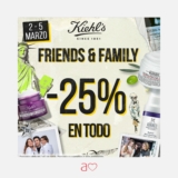 Kiehl’s Venta Friends & Family: -25% de descuento en todo