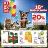 Kiwoko 16 Aniversario: 20% de devolución en todas tus compras