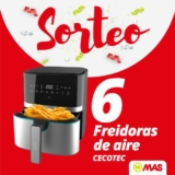 Sorteo Supermercados Mas: Gana 1 de 6 freidoras de Aire Cecotec