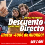 MediaMarket Descuento directo de hasta 400€ en toda la tienda