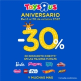 Toys R Us Aniversario 2022: -30% de descuento directo