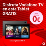 Vodafone: tablet Samsung Galaxy A8 Gratis al contratar