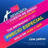 Cine Yelmo promo Cuesta de Enero: entradas desde 4,90€ de lunes a jueves