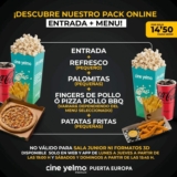 Cine Yelmo Pack Online 2023: entrada + menú por solo 14,50€