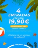 Promo Cine Yelmo Verano de Película: 4 entradas por 19,90€