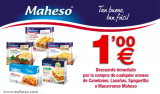 Elementor #76 13 Promoción Maheso vale de descuento de 1€ en pastas